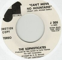 The Sophisticates - Can't Move No Mountains + Can't Move No Mountains (Vinylsingle)