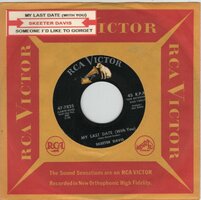 Skeeter Davis - My last date with you + Someone I'd like to forget (Vinylsingle)