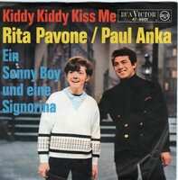 Rita Pavone & Paul Anka - Kiddy kiddy kiss me + Ein sonny boy und eine signorina (Vinylsingle)