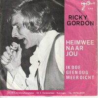 Ricky Gordon - Heimwee naar jou + Ik doe geen oog meer dicht (Vinylsingle)