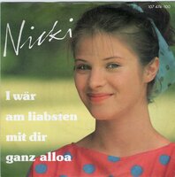 Nicki - I war am liabsten mit dir ganz alloa + Die mamma liebt mi sehr (Vinylsingle)