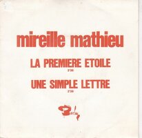 Mireille Mathieu - La premiere etoile + Une simple lettre (Vinylsingle)