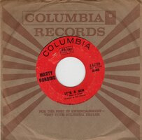 Marty Robbins - It's A Sin + I Feel Another Heartbreak Coming On (Vinylsingle)