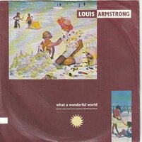 Louis Armstrong / Wayne Fontana - What a wonderful world + Game of love (Vinylsingle)
