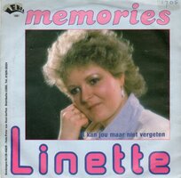 Linette - Memories + Ik kan jou niet vergeten (Vinylsingle)
