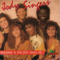 Jody Singers - Mamma 'k wil een man he! + (instr.) (Vinylsingle)