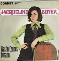 Jacqueline Boyer - Oh, cherie je t'aime + Was in Cannes begann (Vinylsingle)