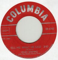 Helen Shapiro - Tell me what he said + I apologise (Vinylsingle)