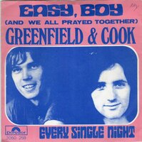 Greenfield & Cook - Easy boy + Every single night (Vinylsingle)