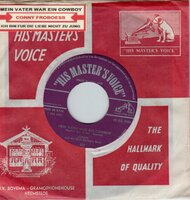 Conny Froboess - Ich bin fur die liebe nicht zu jung + Mein vater war ein cowboy (Vinylsingle)