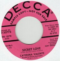 Caterina Valente - Oho-Aha + Secret Love (Vinylsingle)