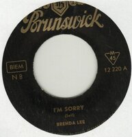 Brenda Lee - I'm sorry + That's all you gotta do (Vinylsingle)