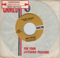Anita Bryant - Paper roses + Mixed emotions (Vinylsingle)