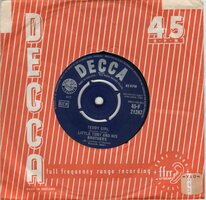 Little Tony and his Brothers - Teddy Girl + Kiss Me, Kiss Me (Vinylsingle)