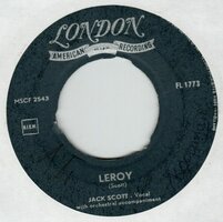 Jack Scott - Leroy + My true love (Vinylsingle)