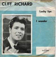 Cliff Richard - Lucky lips + I wonder (Vinylsingle)