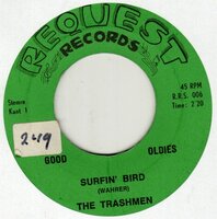 Trashmen / Carl Mann - Surfin' Bird + Rockin' Love (Vinylsingle)