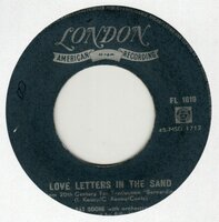 Pat Boone - Love letters in the sand + Bernadine (Vinylsingle)