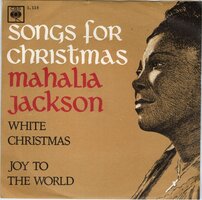 Mahalia Jackson - White Christmas + Joy to the world (Vinylsingle)