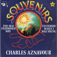 Charles Aznavour - The old fashioned way + Yesterday when I was young (Vinylsingle)