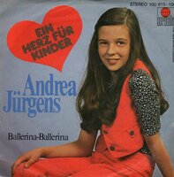 Andrea Jurgens - Ein hertz fur kinder + Ballerina Ballerina (Vinylsingle)