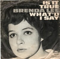 Brenda Lee - Is it true + What'd I Say (Vinylsingle)