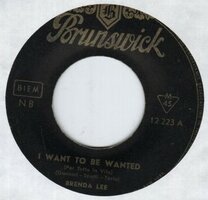 Brenda Lee - I Want To Be Wanted + Just A Little (Vinylsingle)
