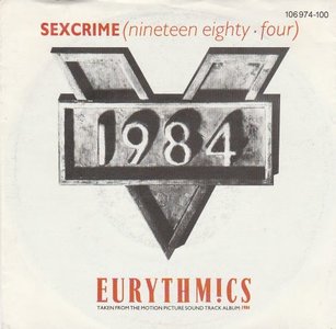 Eurythmics Sexcrime I Did It Just The Same Vinylsingle Virgin Germany 1984 45toeren