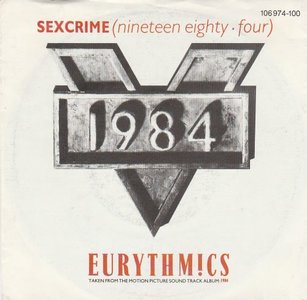 Eurythmics Sexcrime I Did It Just The Same Vinylsingle Virgin Germany 1984 45toeren Eurythmics Sexcrime I Did It Just The Same Vinylsingle Virgin Germany 1984 45toeren