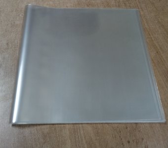 Zacht Plastic Gatefold Beschermhoezen voor LP's, extra helder, dikte 100 my - per 10 stuks