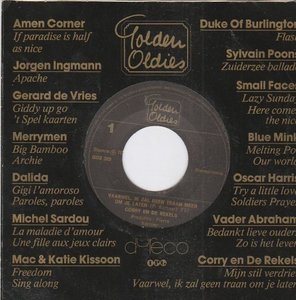Corry & de Rekels - Vaarwel ik zal geen traan om je laten + Mijn stil verdriet (Vinylsingle)