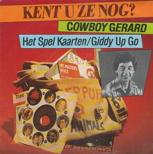 Cowboy Gerard - Het spel kaarten + Giddy up go (Vinylsingle)