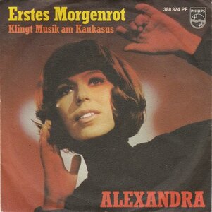 Alexandra - Erstes morgenrot + Klingt musik (Vinylsingle)